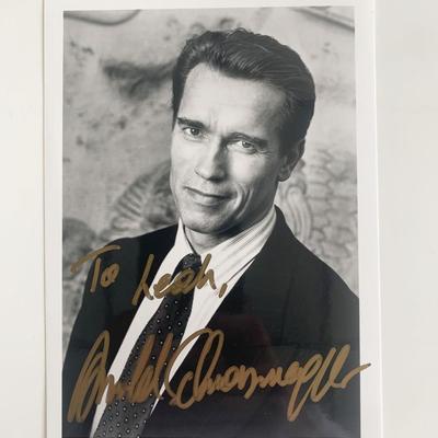 Arnold Schwarzenegger Signed Photo