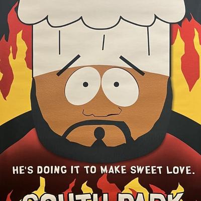 South Park Chef 1999 Bigger Longer Uncut Original Bus Shelter Movie Poster