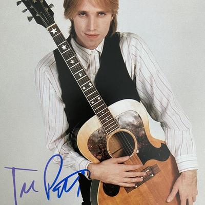 Tom Petty signed photo