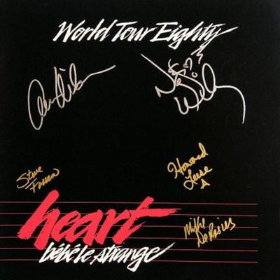 Heart signed tour book