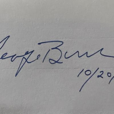 George Burns original signature 