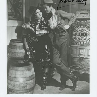 Jimmy Stewart signed photo