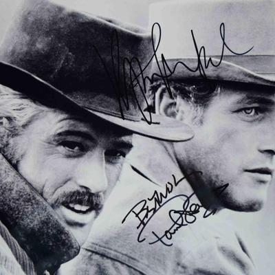 Butch Cassidy and the Sundance Kid signed portrait photo 