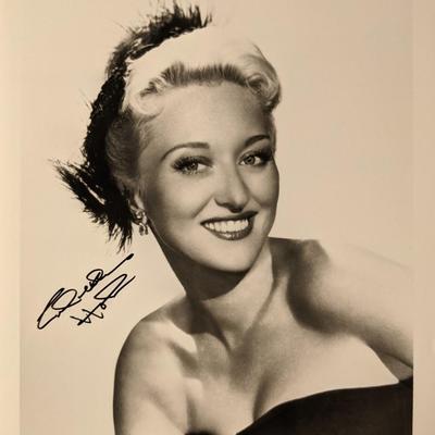 Celeste Holm signed photo