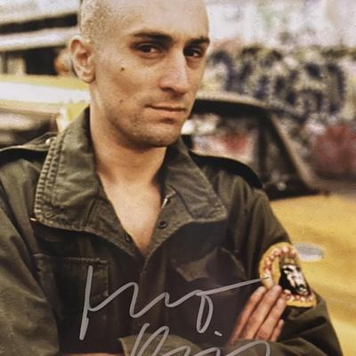 Taxi Driver Robert De Niro signed movie photo