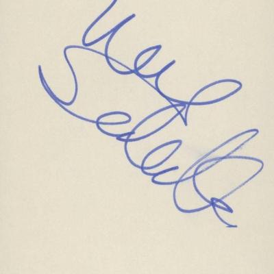 Neil Sedaka signature cut