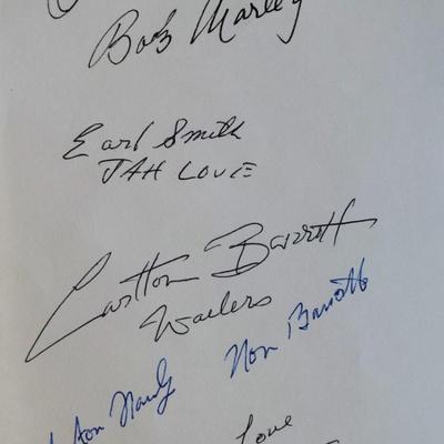 Bob Marley & The Wailers signature slip