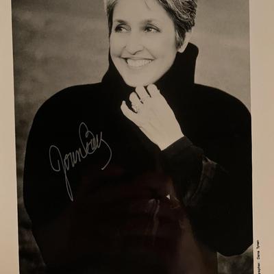 Joan Baez facsimile signed photo. 8x10 inches