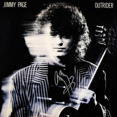 Jimmy Page signed Outrider album