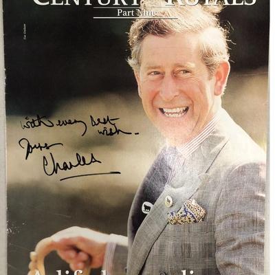 Prince Charles signed Magazine. GFA Authenticated