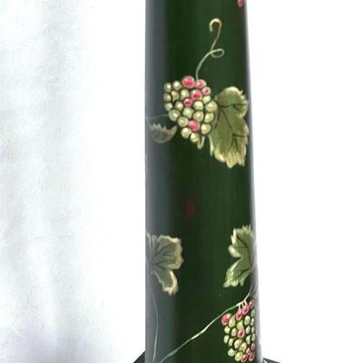 Forest Green Hand Painted Table Lamp #2