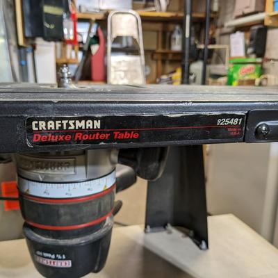 Like New Craftsman Deluxe Router Table 1.5 hp #925481