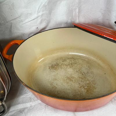 Marble Motor and pestal, Fish poacher, Le Creuset