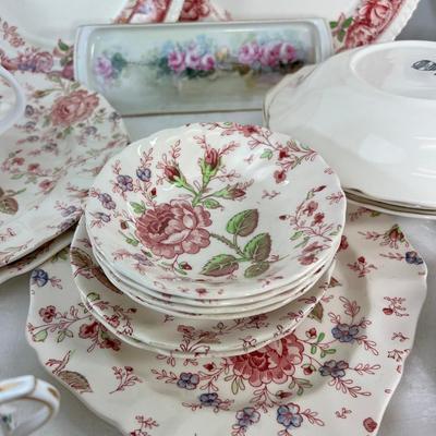 Rose Chintz Ceramic lot