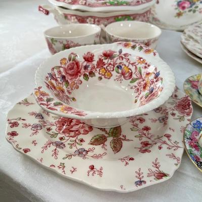 Rose Chintz Ceramic lot