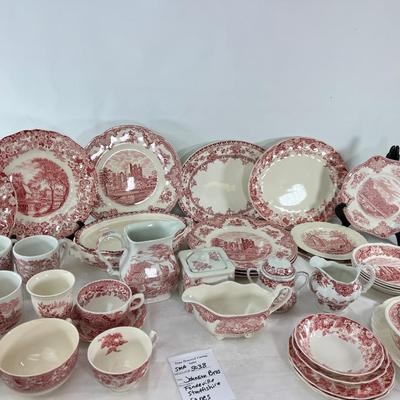 Red and white China collection