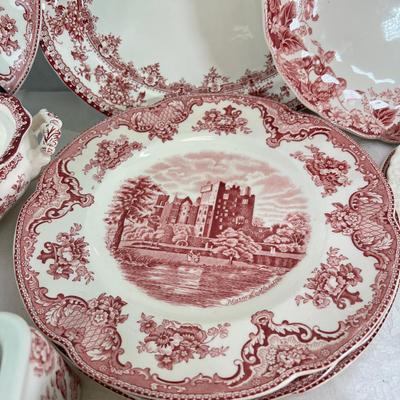 Red and white China collection