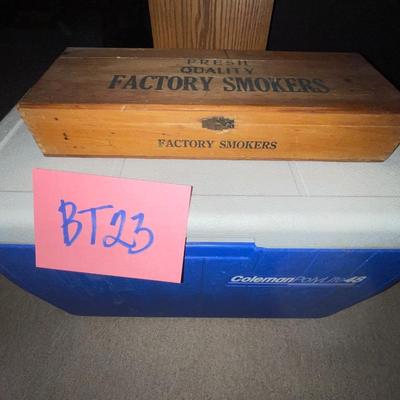 BT23-Cooler and Cigar box