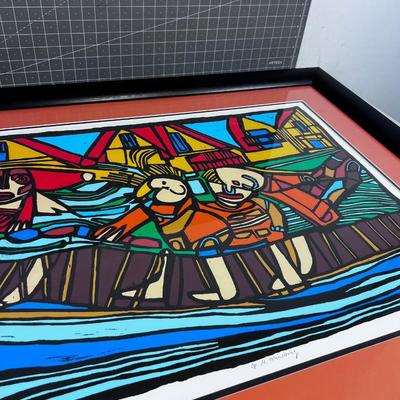 Signed and Numbered 52 / 75 by Dirk Wessels Print Framed, Under Glass