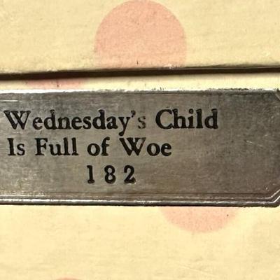  Nancy Ann Storybook Bisque Wednesday's Child is Full of Woe