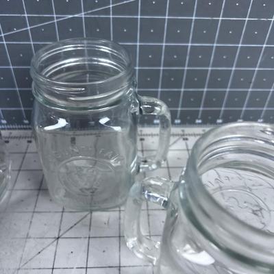 Country Fair Pint Jar Drink Mugs (4) 