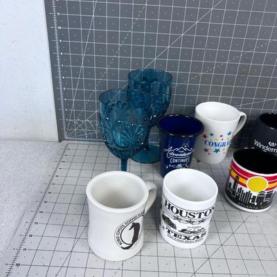 Glasses and Coffee Mugs 