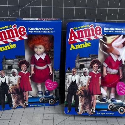 2 NEW Annie Dolls 