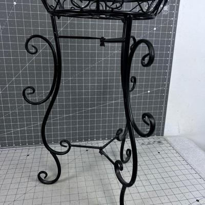 Black Plant Stand 