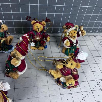 Christmas Bear Ornaments (10) 