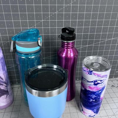 Water Bottles and Travel Mugs 