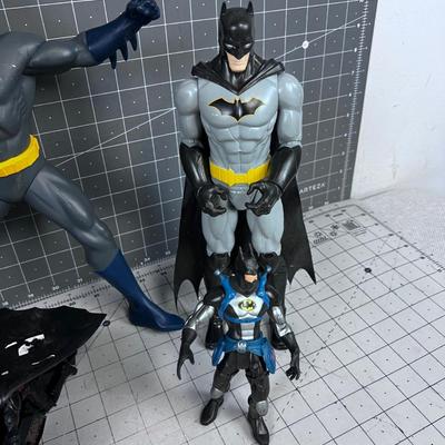 Batman's (5) Action Figures. 