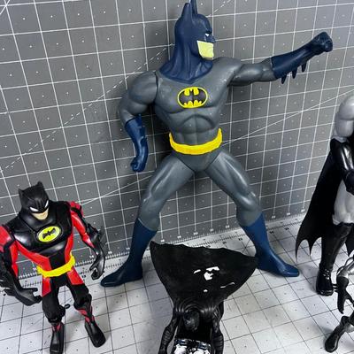 Batman's (5) Action Figures. 
