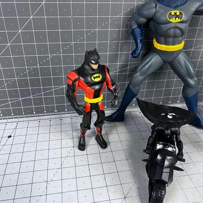 Batman's (5) Action Figures. 