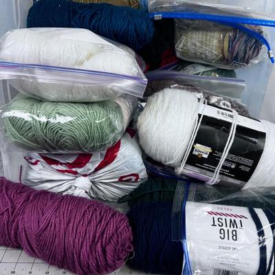 Giant Tub of Yarn 