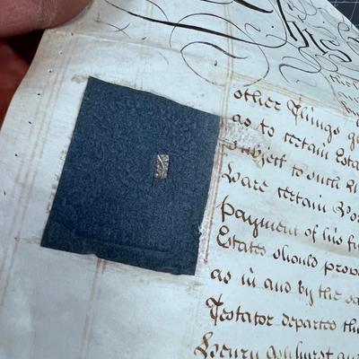 INTERESTING! Antique Indenture Letter, Dated 1788 
