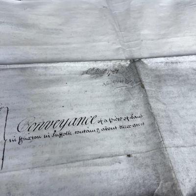 INTERESTING! Antique Indenture Letter, Dated 1788 