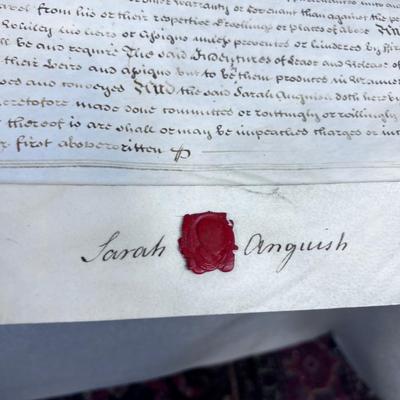 INTERESTING! Antique Indenture Letter, Dated 1788 