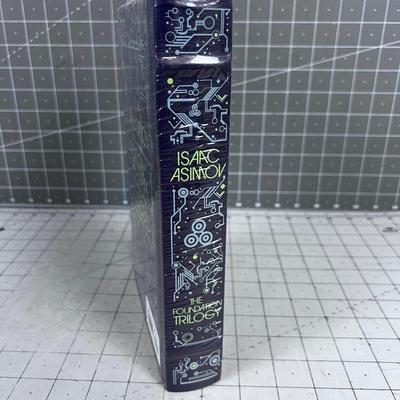 Leather Bound Classic New Sealed Book: The Foundation Trilogy by Isaac Asimov 