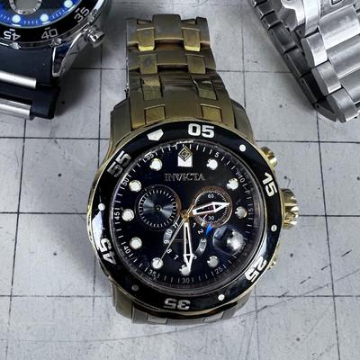 INVICTUS and (2) Tank Watches- 3 Total 