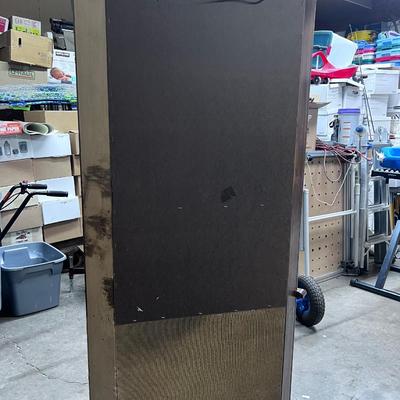 Walnut Colonial Style Corner Cupboard  