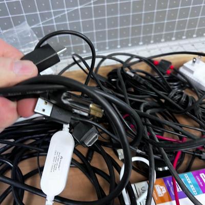 Cables: HDMI, USB, Audio, Charging, etc.