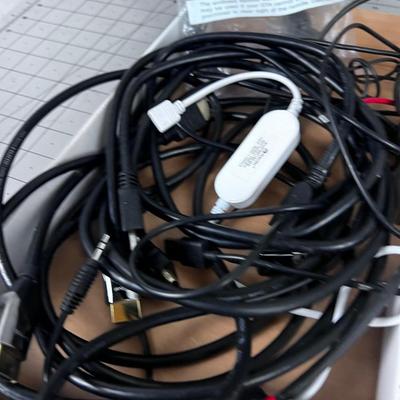Cables: HDMI, USB, Audio, Charging, etc.