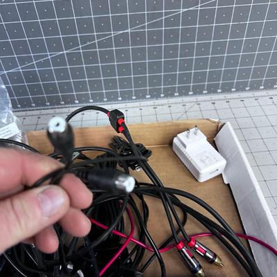 Cables: HDMI, USB, Audio, Charging, etc.