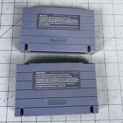 2 Super Nintendo GAMES 