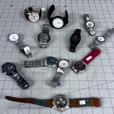 Lot of Men's Wrist Watches 