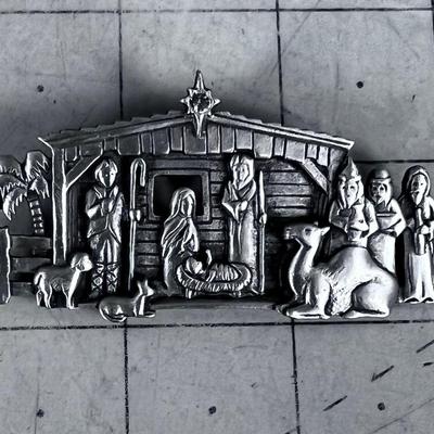 Nativity Scene Pin