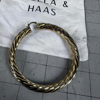 Stella and Haas GOLD HOOP Earing