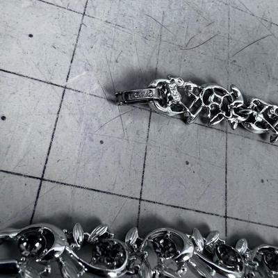 2 BSK Rhinestone Bracelets 
