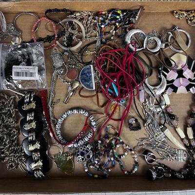 Tray of Costume Jewelry 
