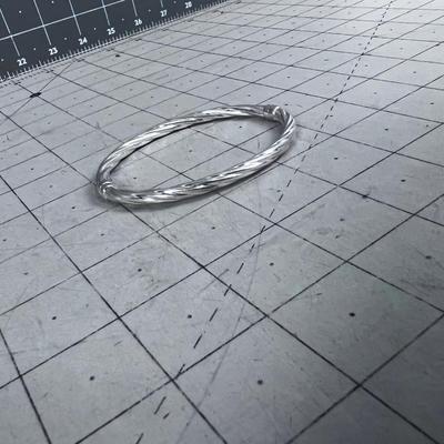 Thick Bracelet Silver 